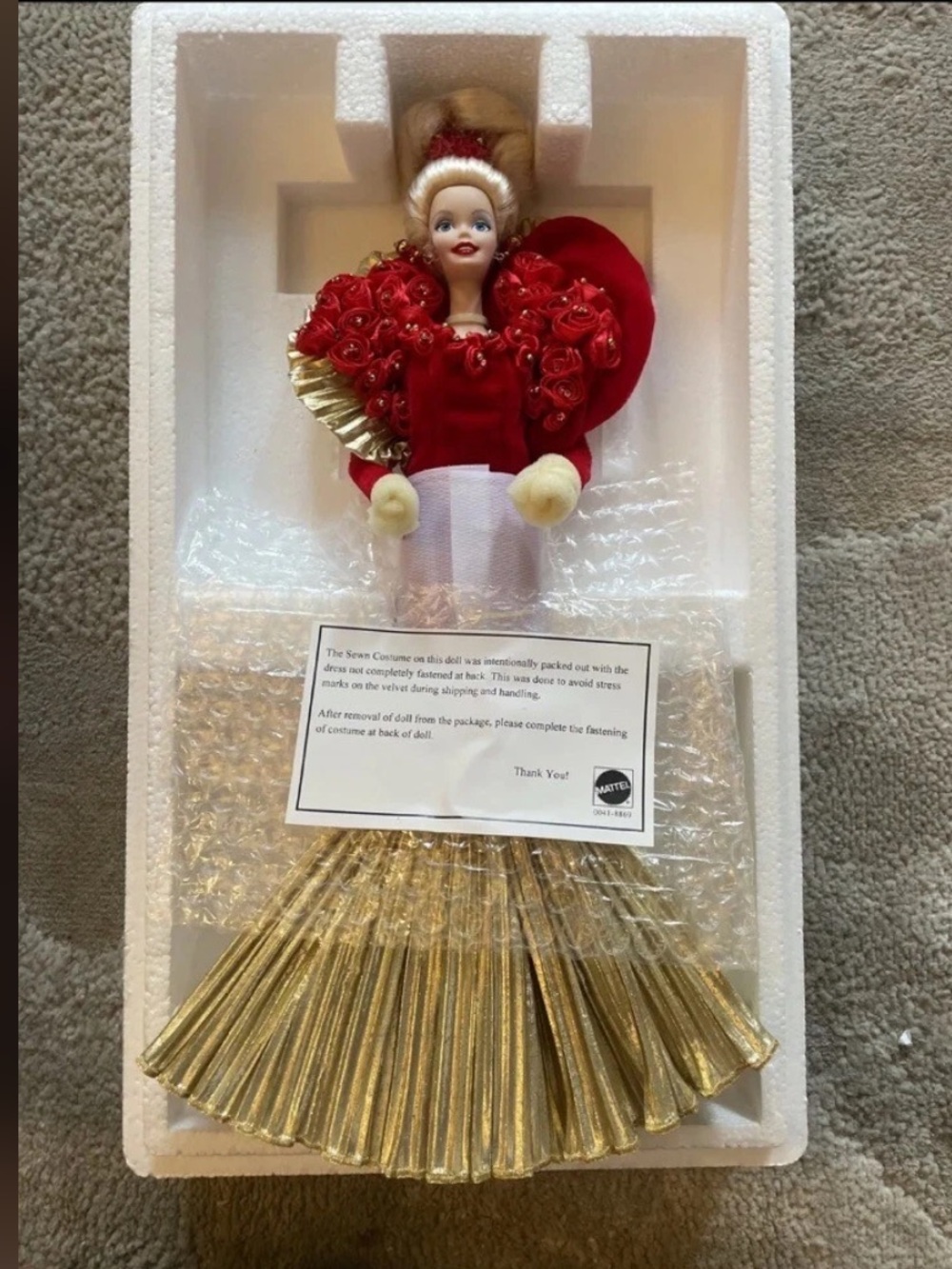 50th golden anniversary Barbie by Mattel